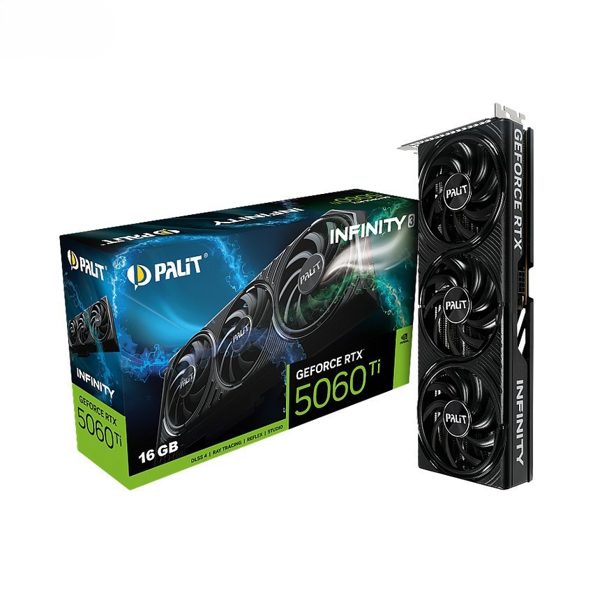 VGA PALIT GEFORCE RTX 5060 Ti INFINITY 3 16G (GDDR7, 128-bit, HDMI +DP, 1x8-pin)